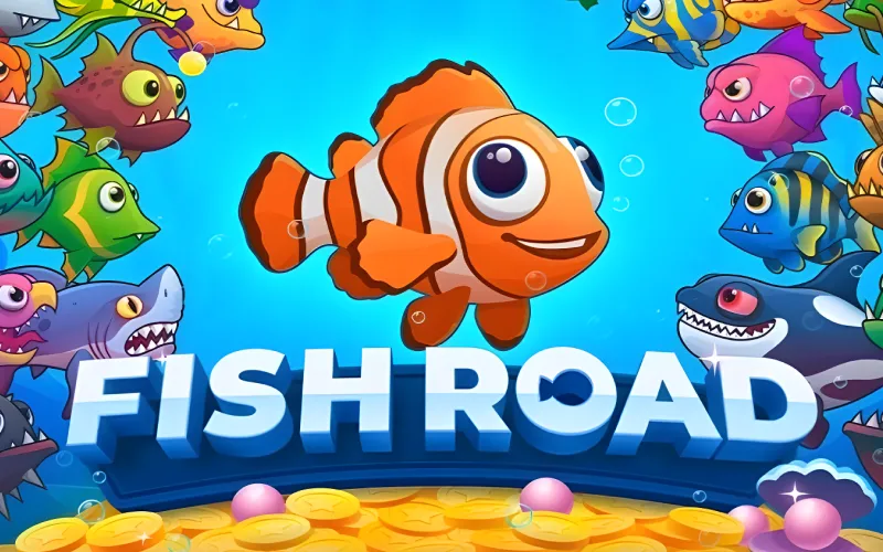 Swim through Batery Fish Road and collect rewards along the way.