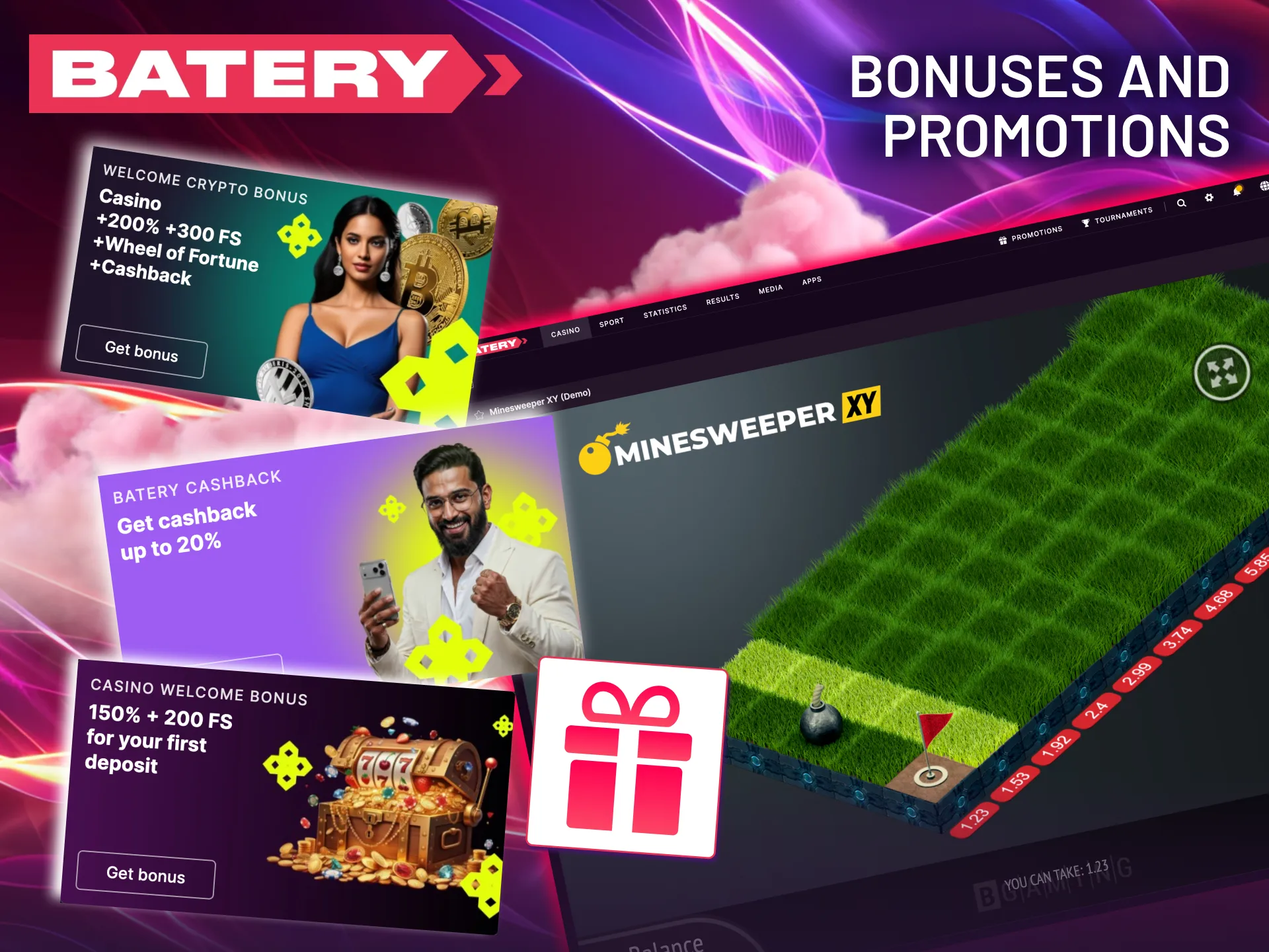 Boost Batery mines play with exclusive Indian player rewards.